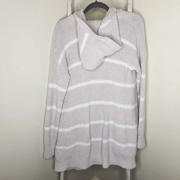 Marled Reunited Clothing Medium super soft hooded open front cardigan sweater - Picture 4 of 6